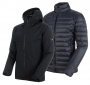 Mammut Convey 3 in 1 HS Hooded Jacket 男款 GTX兩件式防水保暖外套 黑