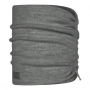 BUFF 蓄熱刷毛ExtraHeavy Merino Wool Tubular美麗諾羊毛抽繩領巾-淺灰 BF124119-937