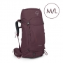 Osprey 全新Kyte 48L 女款 輕量登山健行背包 M/L 接骨木莓紫