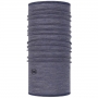 BUFF 舒適素面Lightweight Merino Wool 美麗諾羊毛頭巾-單寧髮紋 BF117819-713