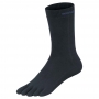 Mont-bell ZEO-LINE L.W. 5 Toe Socks 保暖抗臭中筒五指襪/男女同款 黑 1118507BK