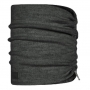 BUFF 蓄熱刷毛ExtraHeavy Merino Wool Tubular美麗諾羊毛抽繩領巾-深灰 BF124119-901