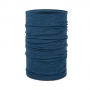 BUFF 保暖織色-美麗諾羊毛頭巾-深海藍 BF113022-759