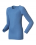 Odlo Shirt L/S Crew WARM 兒童保暖排汗衣 藍色(164)