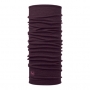 BUFF 保暖素色Midweight Merino Wool Tubular美麗諾羊毛頭巾-深邃紫 BF113023-603