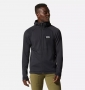MHW Polartec Power Grid Full Zip H Jacket 保暖刷毛連帽外套 男款 黑