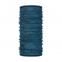BUFF 舒適條紋-美麗諾羊毛頭巾-編織海藍 BF117819-739
