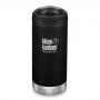 Klean Kanteen 12盎司/355ml-TKWide寬口不鏽鋼保溫瓶-SB消光黑