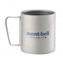 Mont-bell Titanium Thermo Mug 300 雙層隔熱超輕摺疊手柄鈦杯 300ml