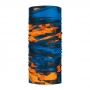 BUFF Coolnet抗UV頭巾-橘藍格紋 BF119368-555