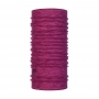 BUFF 舒適條紋-美麗諾羊毛頭巾-編織桃紅 BF117819-620