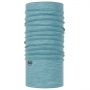 BUFF 舒適素面Lightweight Merino Wool 美麗諾羊毛頭巾-粉藍水漾 BF113010-72