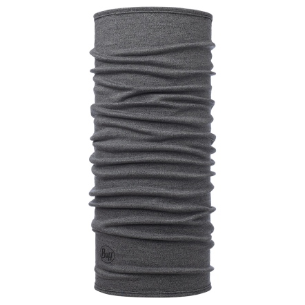 BUFF 保暖織色-美麗諾羊毛頭巾-知性灰 BF113022-933