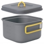 Mont-bell Alpine Cooker Square 13 一人方型鋁合金鍋具 0.9L #1124597