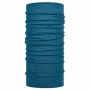 BUFF 舒適素面Lightweight Merino Wool Tubular美麗諾羊毛頭巾-霧灰藍 BF113010-742