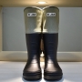 DI JAN D3系列-文青綠可摺式短筒雨鞋 (一般鞋底)