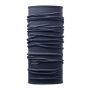 BUFF 舒適素面Lightweight Merino Wool Tubular美麗諾羊毛頭巾-單寧素面 BF108811