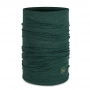 BUFF 舒適素面Lightweight Merino Wool Tubular美麗諾羊毛頭巾-深草綠 BF113010-313