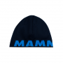 Mammut長毛象 Logo Beanie 正反兩用LOGO保暖羊毛帽  海洋藍/冰藍