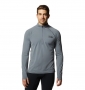 Mountain Hardwear Mountain Stretch Half Zip 拉鍊立領長袖排汗衣 男款 錫箔灰<活動價