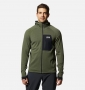MHW Polartec Power Grid Full Zip H Jacket 保暖刷毛連帽外套 男款 盛榆綠