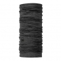 BUFF 舒適素面Lightweight Merino Wool Tubular美麗諾羊毛頭巾-霧面灰黑 BF100202